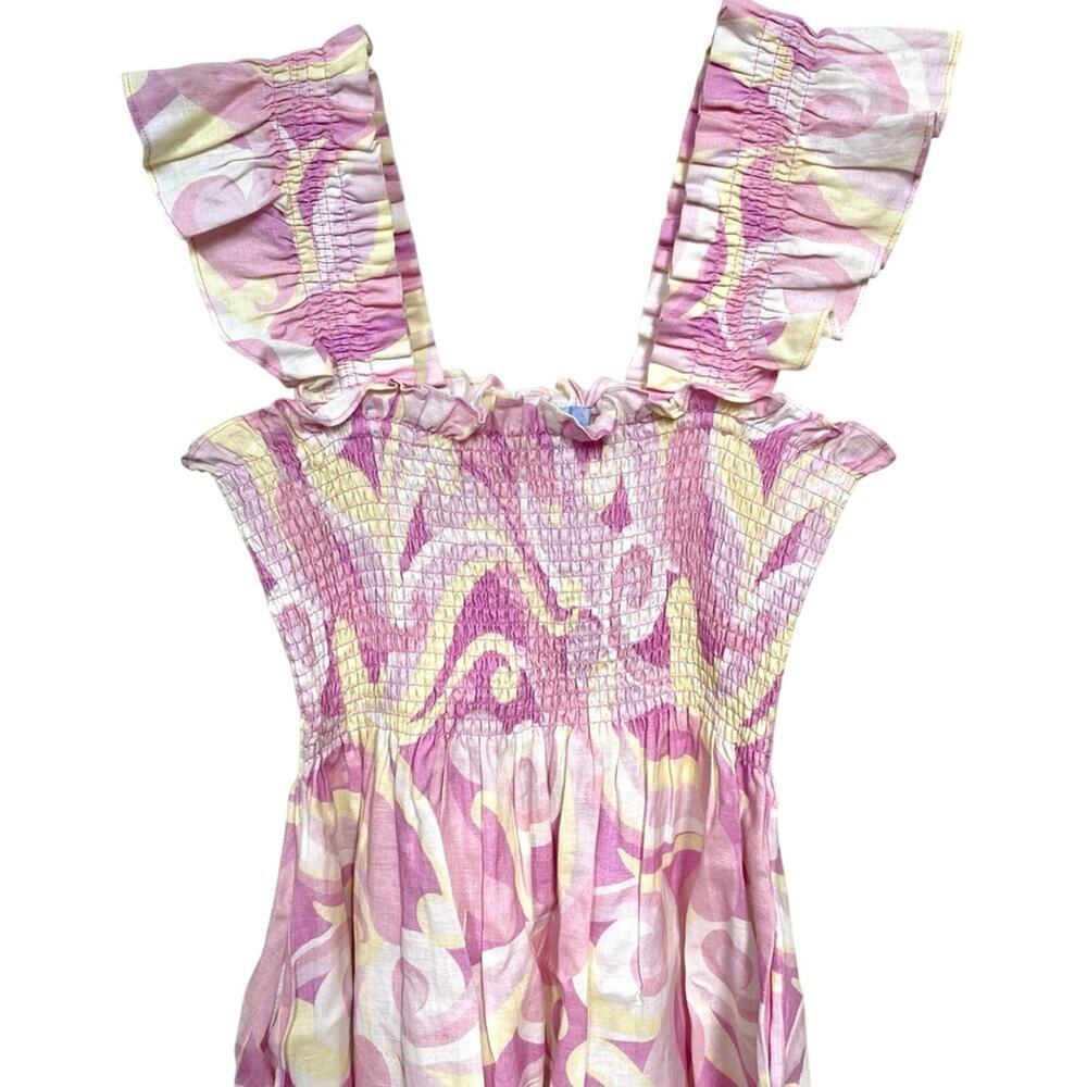 Hill House Pink and Yellow Mini Dress - Picture 10 of 15